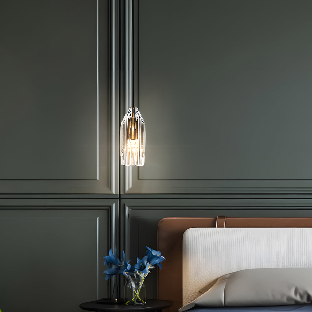 Geometric Hanging Lamp Crystal | Lighting | LED | brass | 12W | 110V | Premium Lighting Solution