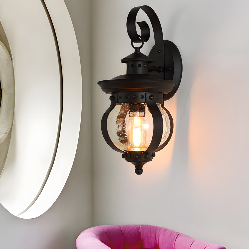 Light Outdoor Wall Lantern | Lighting | Warm White | glass/iron | 6W | 110V | Premium Lighting Solution