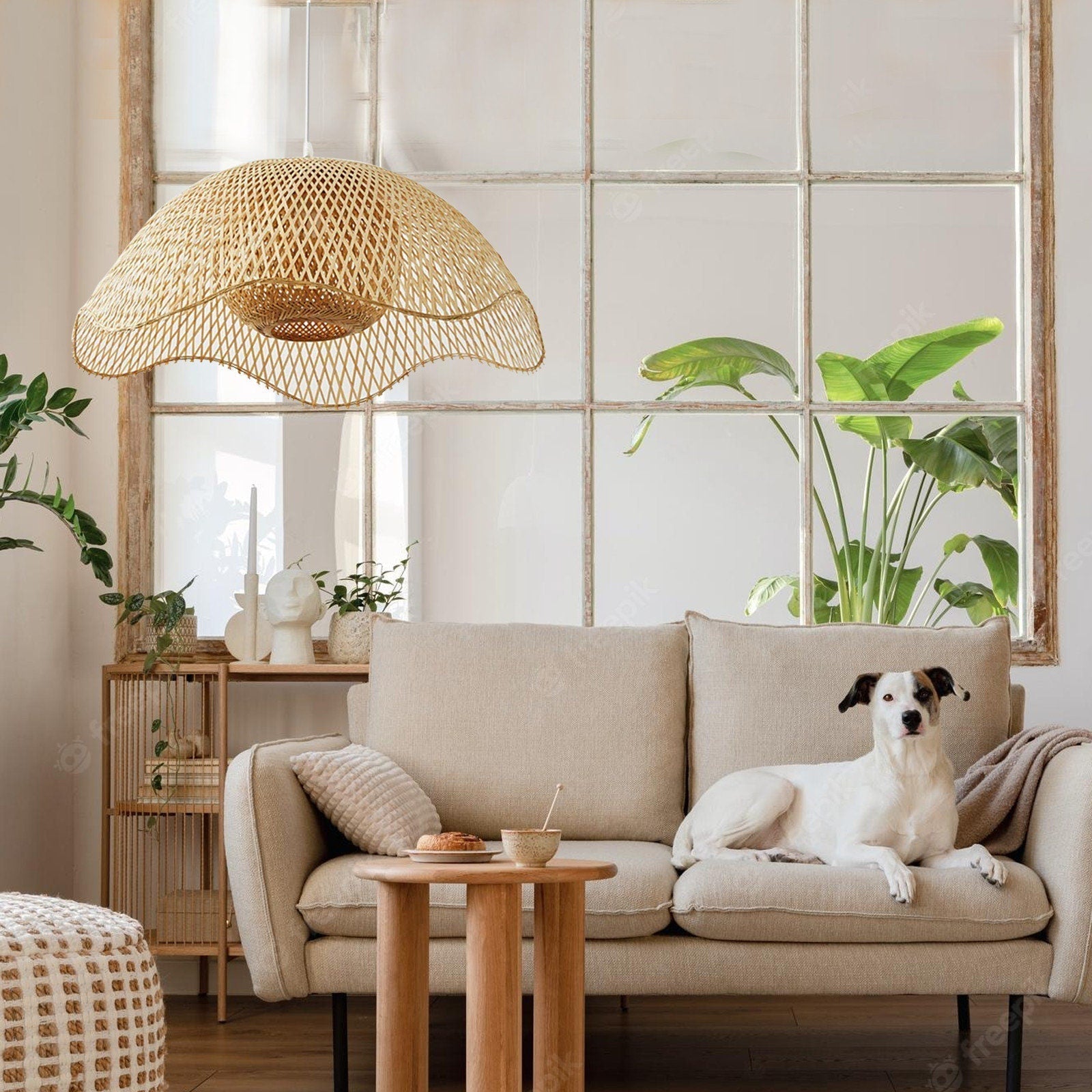 Handmade Bamboo Hanging Lamp | Lighting | bamboo | 40W | Premium Lighting Solution