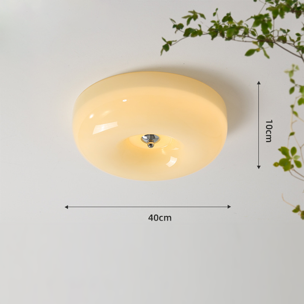 Simple Round Ceiling Lamp Bedroom | Lighting | LED | glass/metal | 110-120V | Premium Lighting Solution