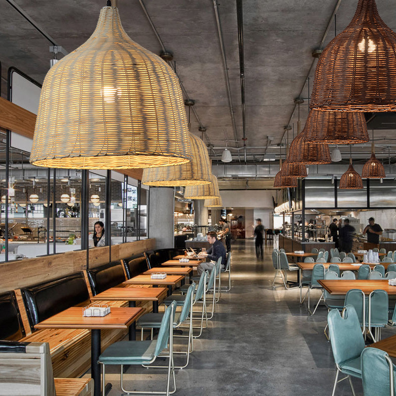 Bamboo Rattan Basket Hanging Lamp | Lighting | bamboo/rattan | 40W | Premium Lighting Solution