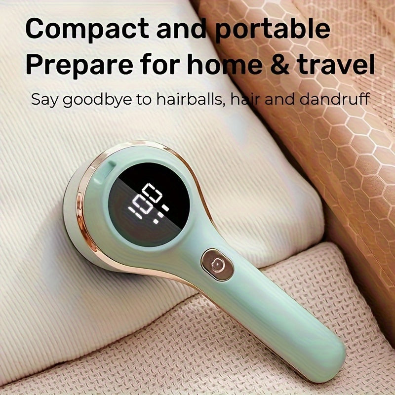 LintZap USB Rechargeable Textile Shaver Portable Lint Remover | Appliance | LED | Plastic/Metal | Functional Home Appliance