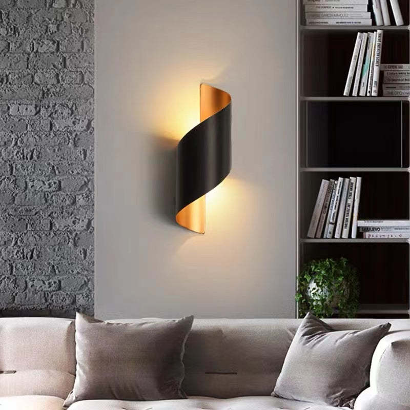Modern Wall Lamp, Spiral, Indoor, | Wall Lamp | Led | metal | 110V - 240V | Elegant Wall Illumination
