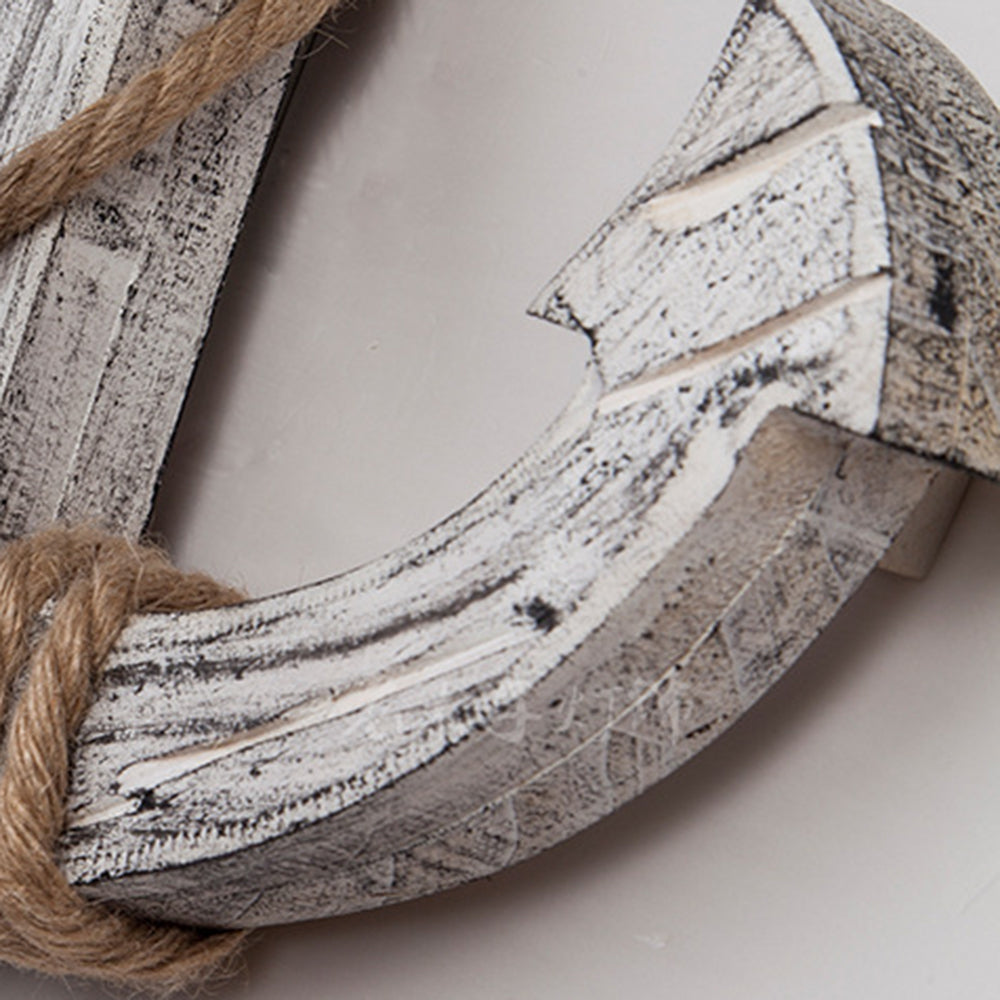 Austin Vintage Wall Lamp Anchor, | Wall Lamp | Led | Warm White | metal/wood | 110V - 240V | Elegant Wall Illumination