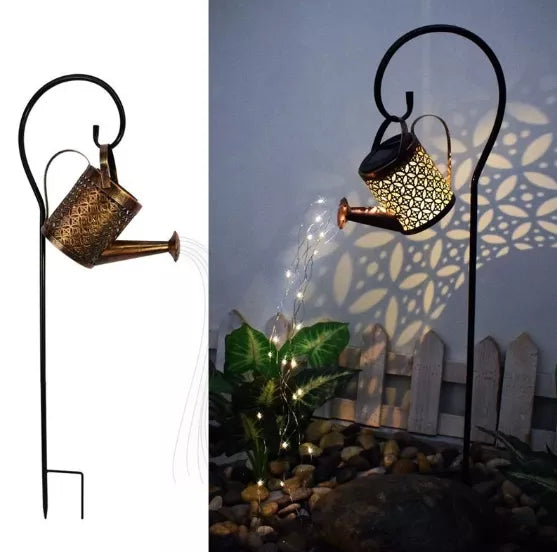 Enchanted Watering Can, Solar Powered | Lighting | LED | warm white | copper/iron/metal | Premium Lighting Solution