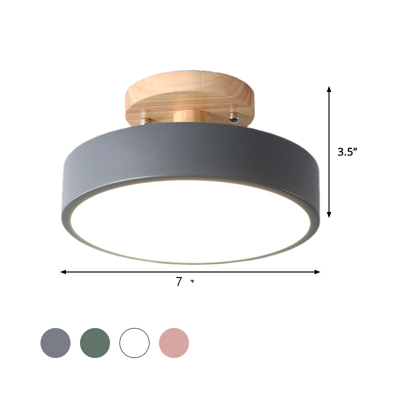 Scandinavian Drum Ceiling Lamp | Lighting | LED | metal/wood | 39 watts | Premium Lighting Solution