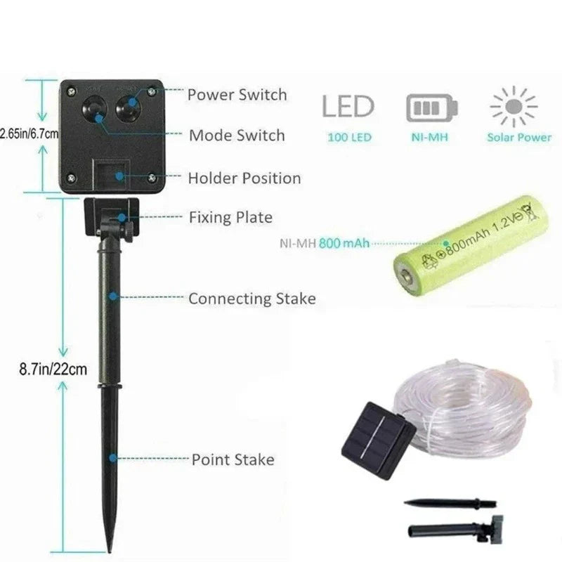 Sunlight Ribbon Solar Energy String | Lighting | LED | copper | 6V | Premium Lighting Solution