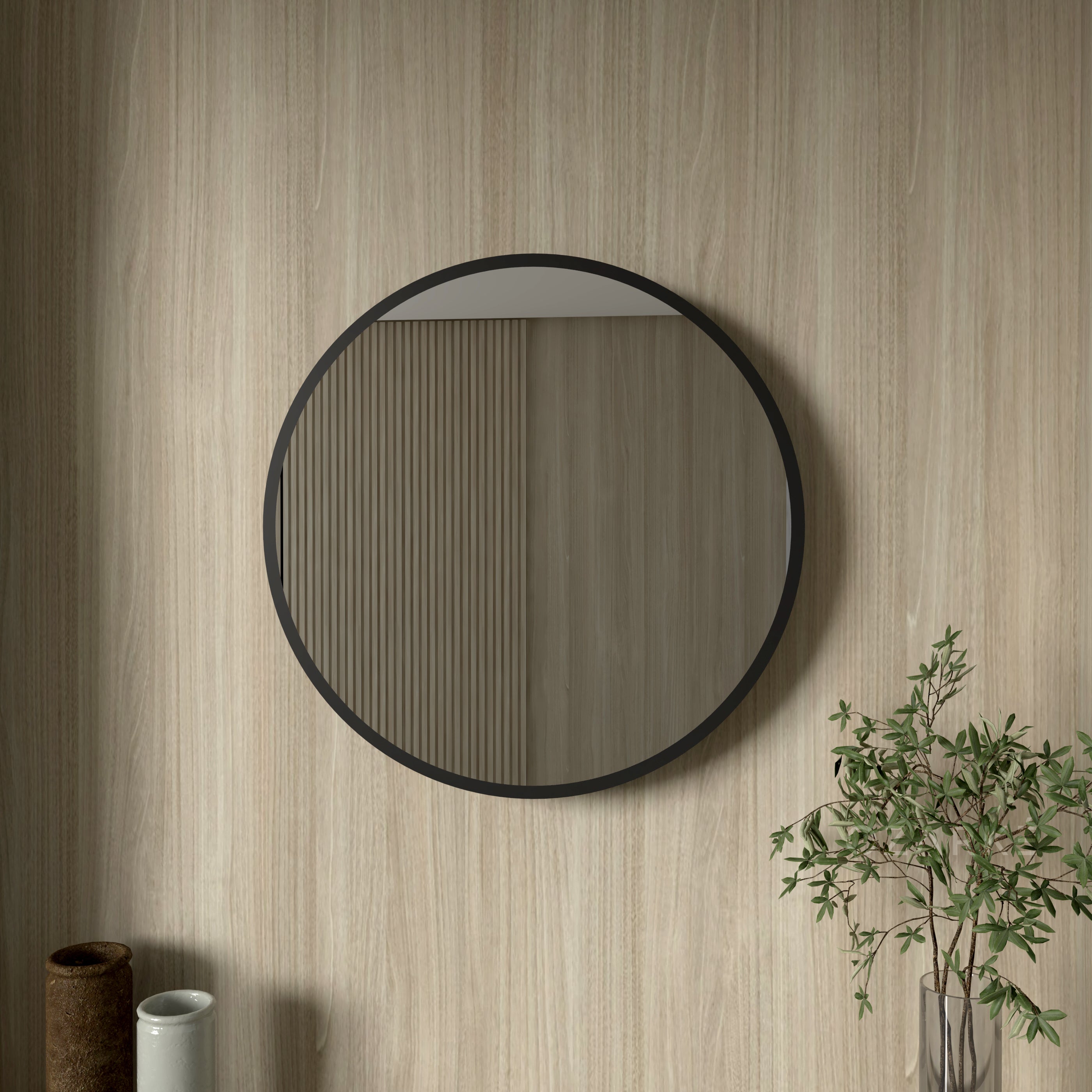 Circle Infinity Mirror Wall Lamp | Wall Lamp | Led | glass/iron | 40W | 100V - 240V | Elegant Wall Illumination