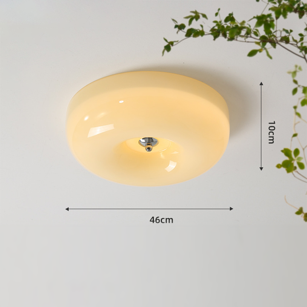 Simple Round Ceiling Lamp Bedroom | Lighting | LED | glass/metal | 110-120V | Premium Lighting Solution