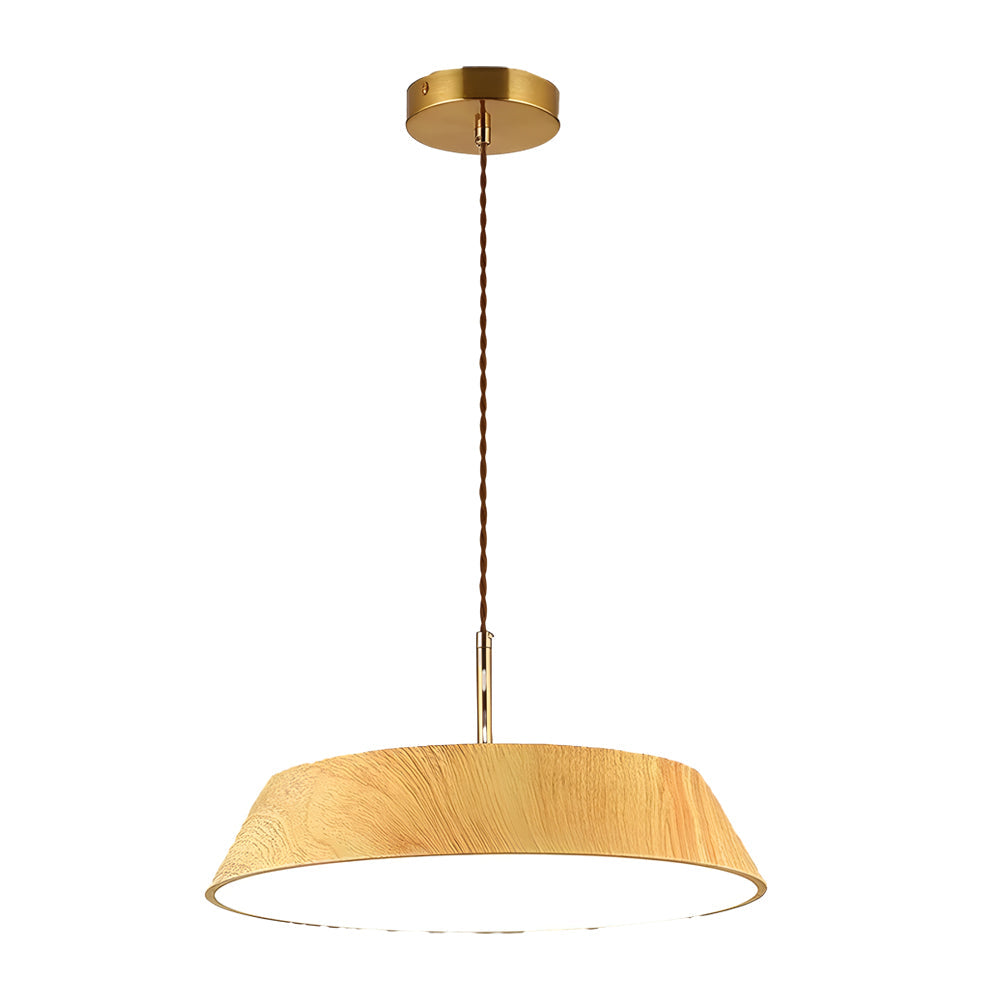 Round Wooden Japanese Style Hanging | Lighting | LED | acrylic/wood | 24W | 110V | Premium Lighting Solution