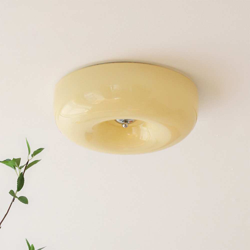 Simple Round Ceiling Lamp Bedroom | Lighting | LED | glass/metal | 110-120V | Premium Lighting Solution