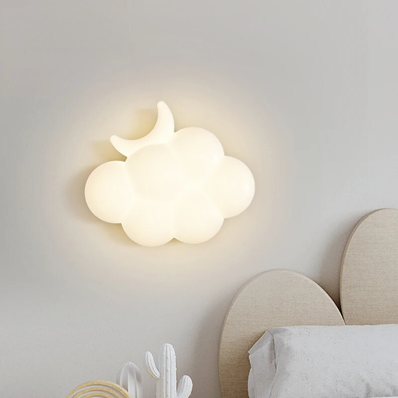WhiteCloud Modern Wall Lamp Children's | Wall Lamp | LED | metal | Elegant Wall Illumination