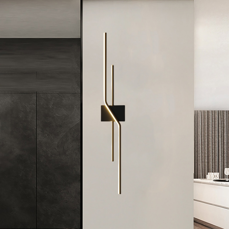 Alana Modern Wall Lamp Black/White | Wall Lamp | Led | Metal/Acrylic | 110V-240V | Elegant Wall Illumination
