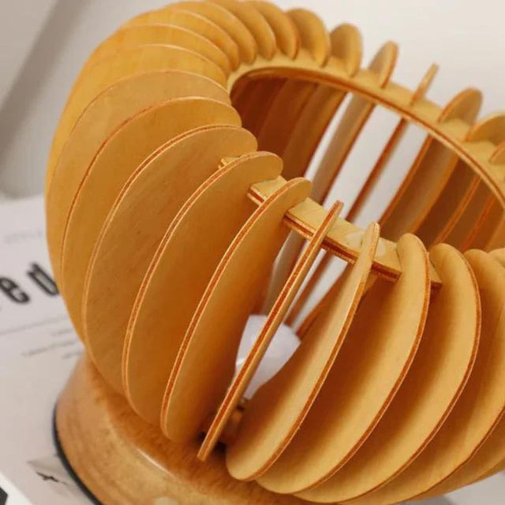 Noctura Luxury Table Lamp Stylish | Table Lamp | LED | Warm White | Wood | Sleek Table Accent