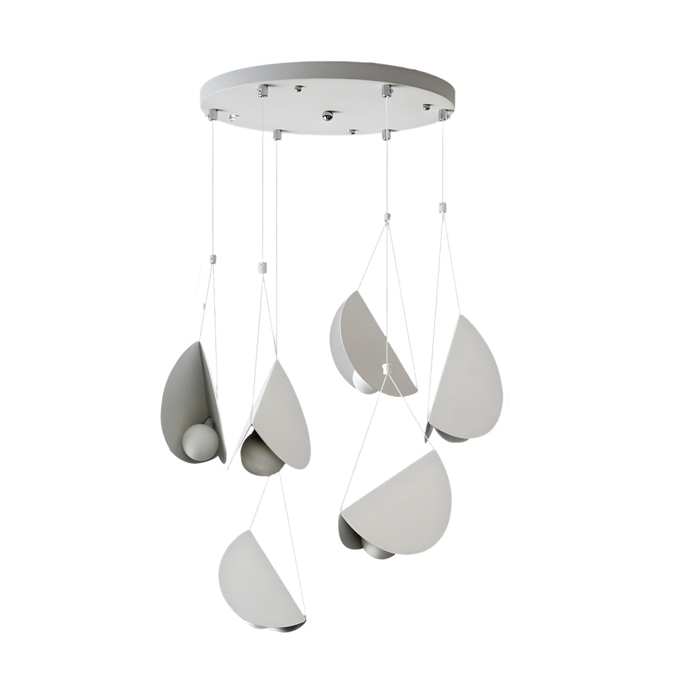 1/3/6-Light Minimalist Line White Glider | Lighting | LED | glass/iron/metal | 110V | Premium Lighting Solution