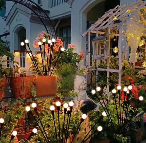 Solar garden lighting Starburst flashing | Lighting | LED | warm white | Premium Lighting Solution