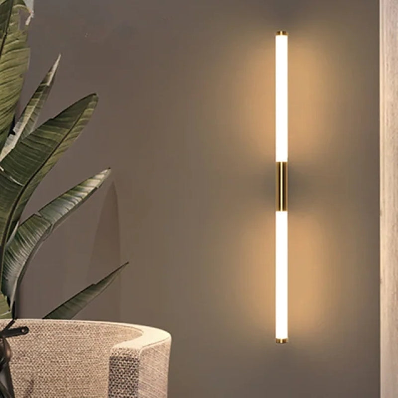 Leigh Simple Modern Linear Wall | Wall Lamp | Led | steel | 12W | 110V - 240V | Elegant Wall Illumination