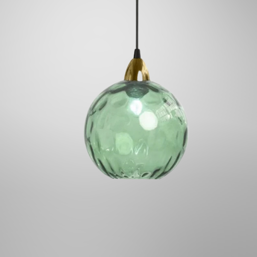 HelderBol Glass Ball Hanging Lamp | Lighting | cool white | glass/iron/metal | Premium Lighting Solution