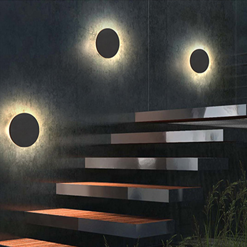 LunaGlow Minimalist Wall Lamps Black | Wall Lamp | Led | metal | Elegant Wall Illumination