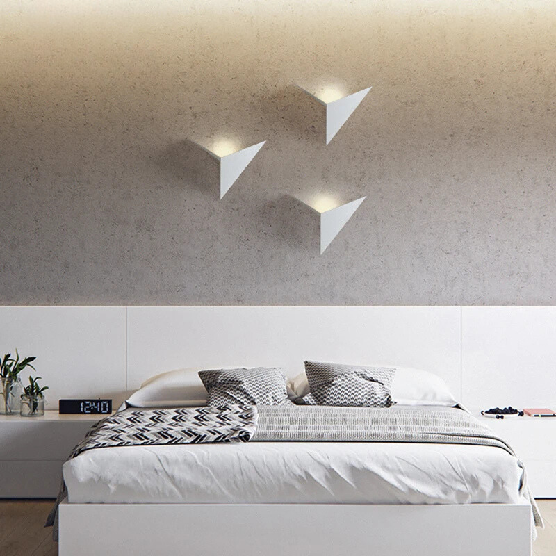 DriehoekLicht Minimalist Wall Lamp Interior | Wall Lamp | Led | Aluminum/Metal | 3W | 85-265V | Elegant Wall Illumination