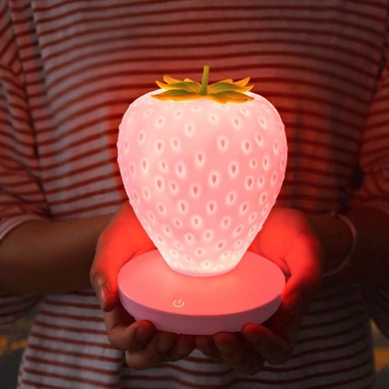 FragoliaLux Strawberry Bedside Lamp, Atmospheric | Lighting | LED | plastic | Premium Lighting Solution