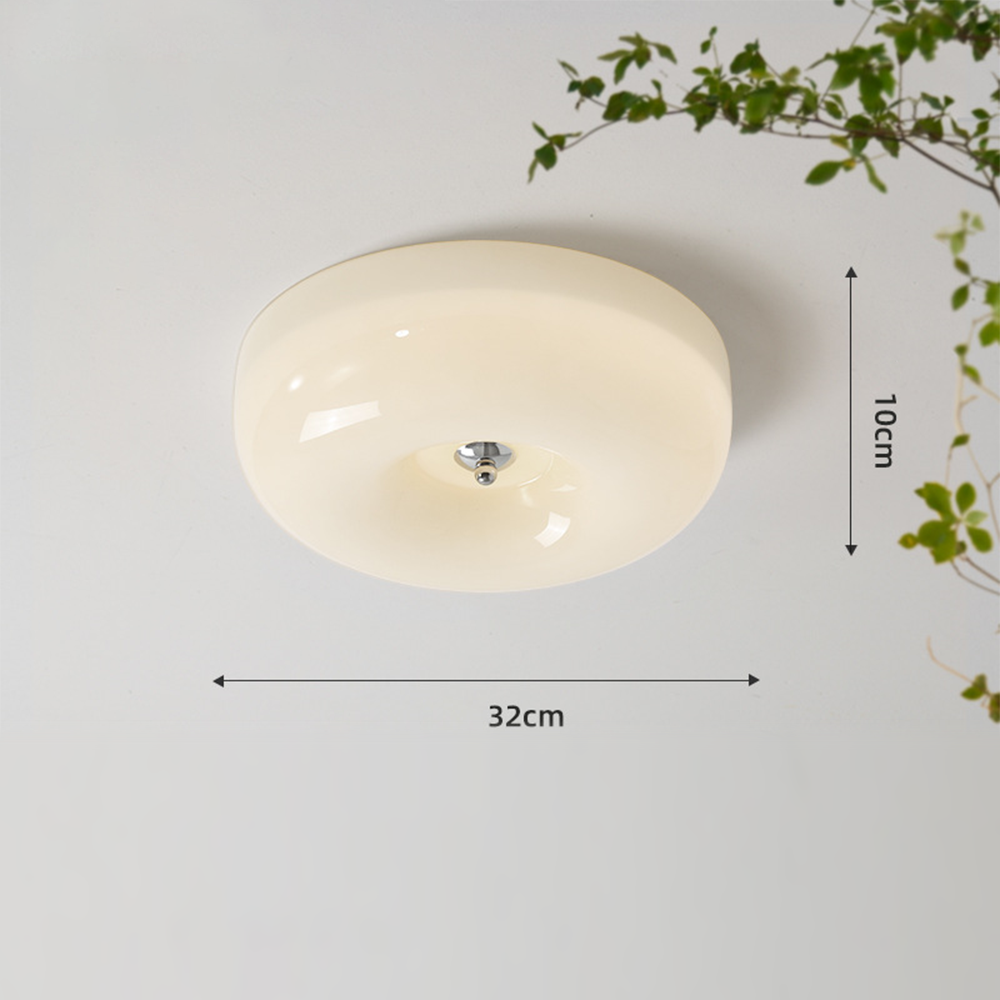 Simple Round Ceiling Lamp Bedroom | Lighting | LED | glass/metal | 110-120V | Premium Lighting Solution