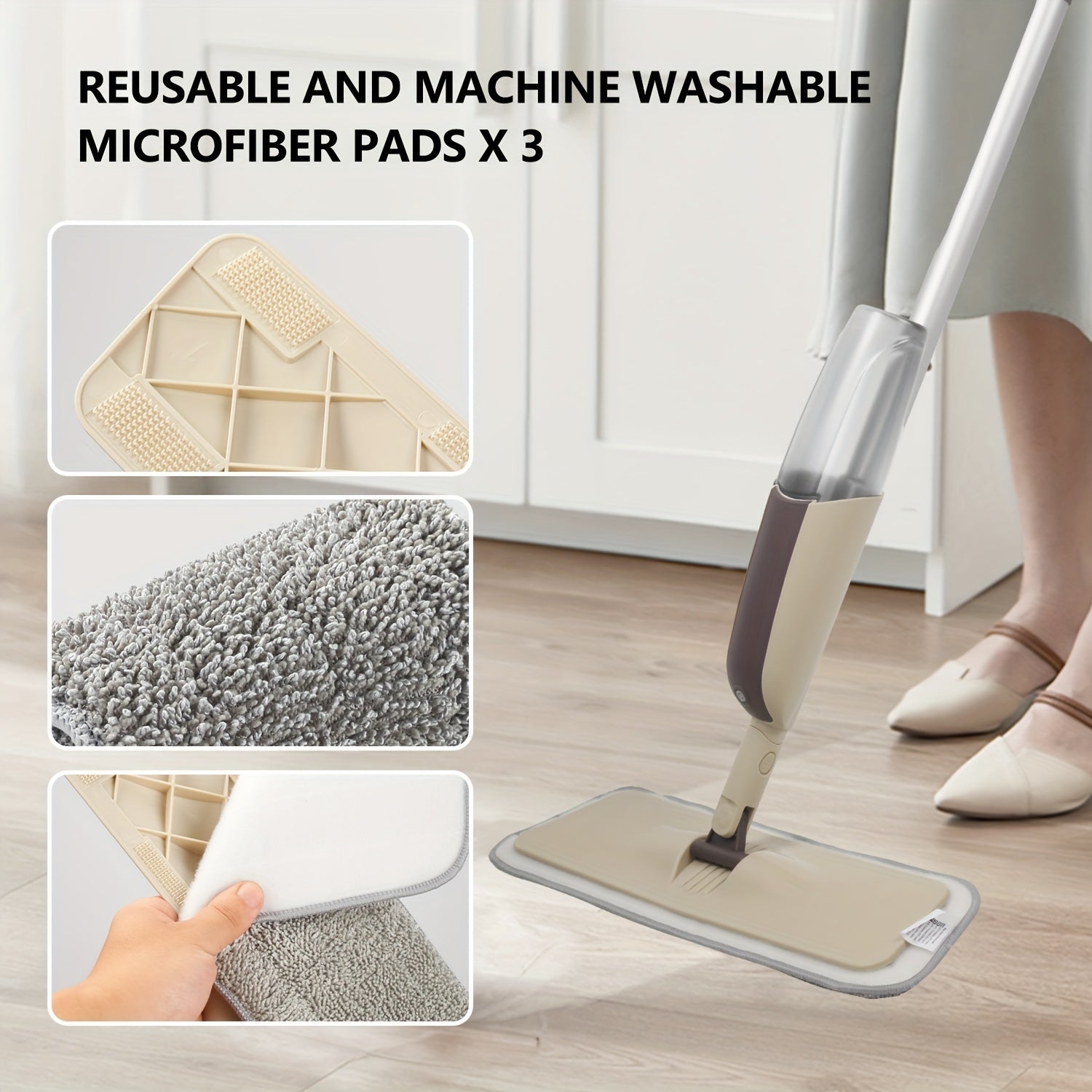 RevoMop Reusable Microfiber Spray Mop Effortless | Appliance | Functional Home Appliance