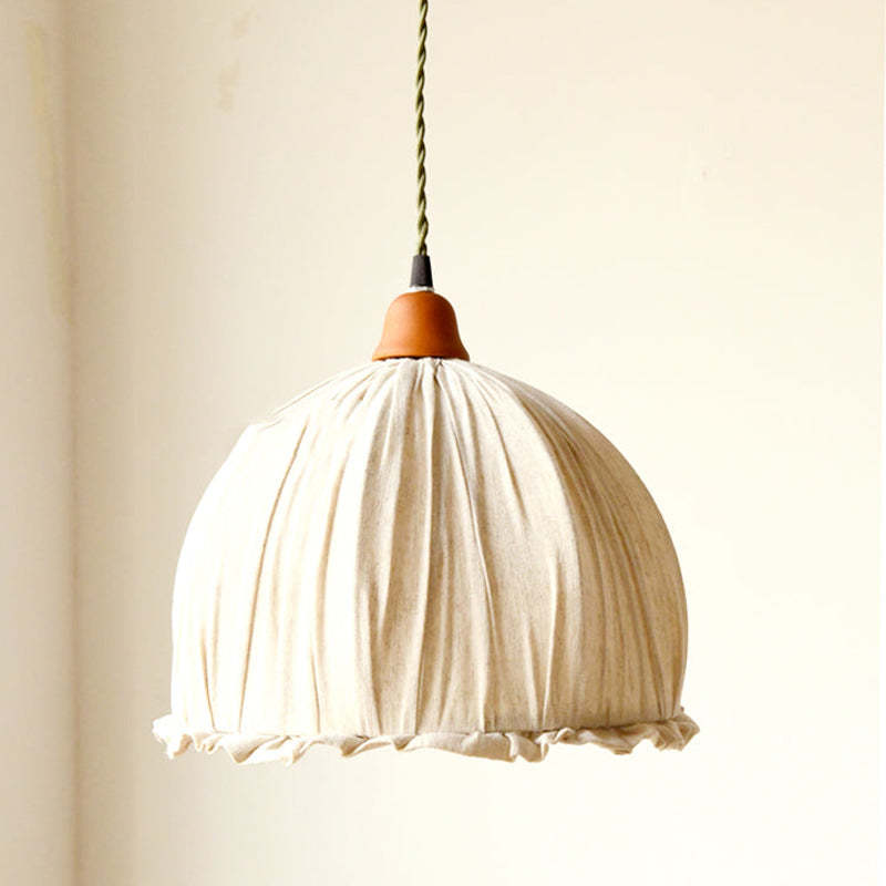 EcoLume Scandinavian Hanging Lamp Beige | Lighting | LED | warm white | fabric/metal | Premium Lighting Solution