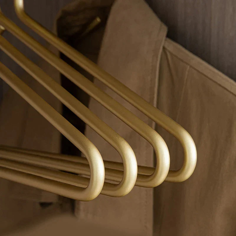 GlamHangs Set of Gold/Silver Clothes Hangers Seamless | Appliance | Metal | Functional Home Appliance