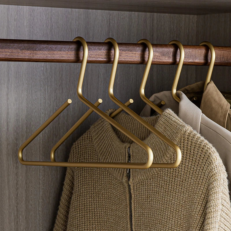 GlamHangs Set of Gold/Silver Clothes Hangers Seamless | Appliance | Metal | Functional Home Appliance