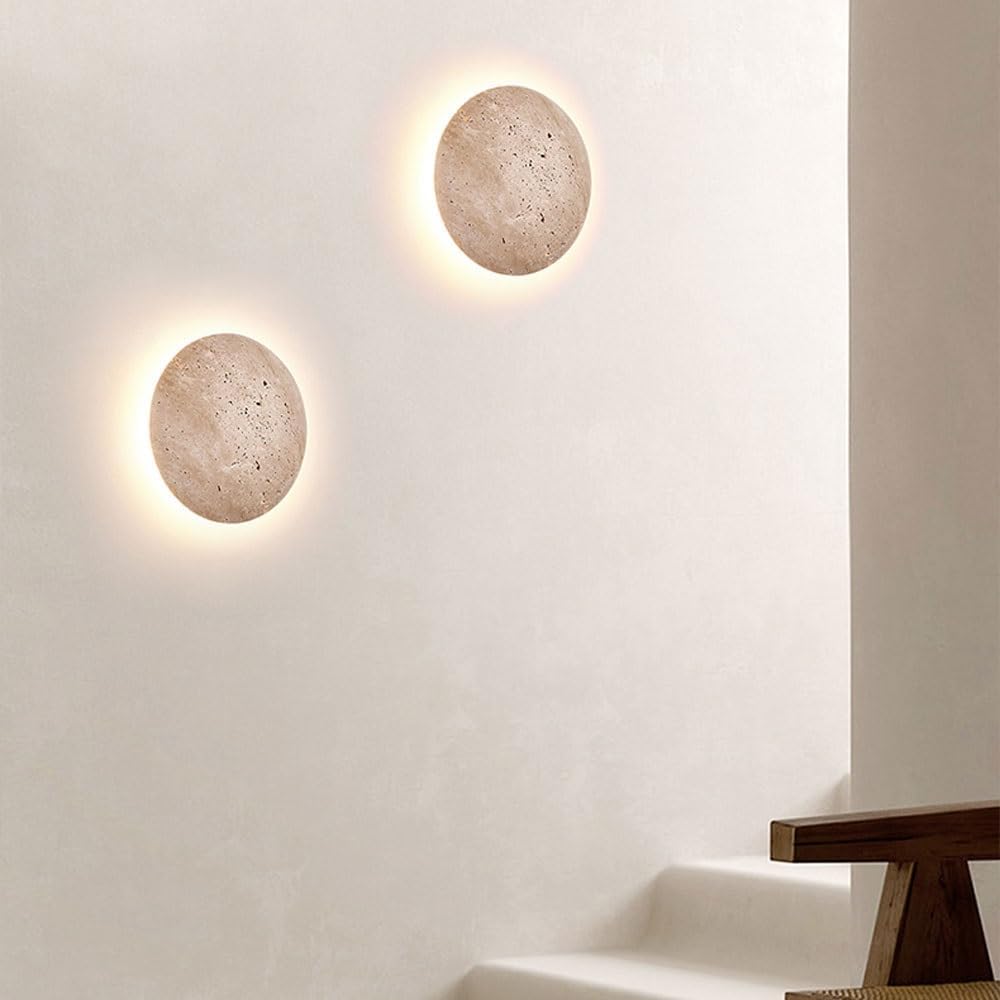 Anais Stone Lamp Spherical Wall | Wall Lamp | Elegant Wall Illumination