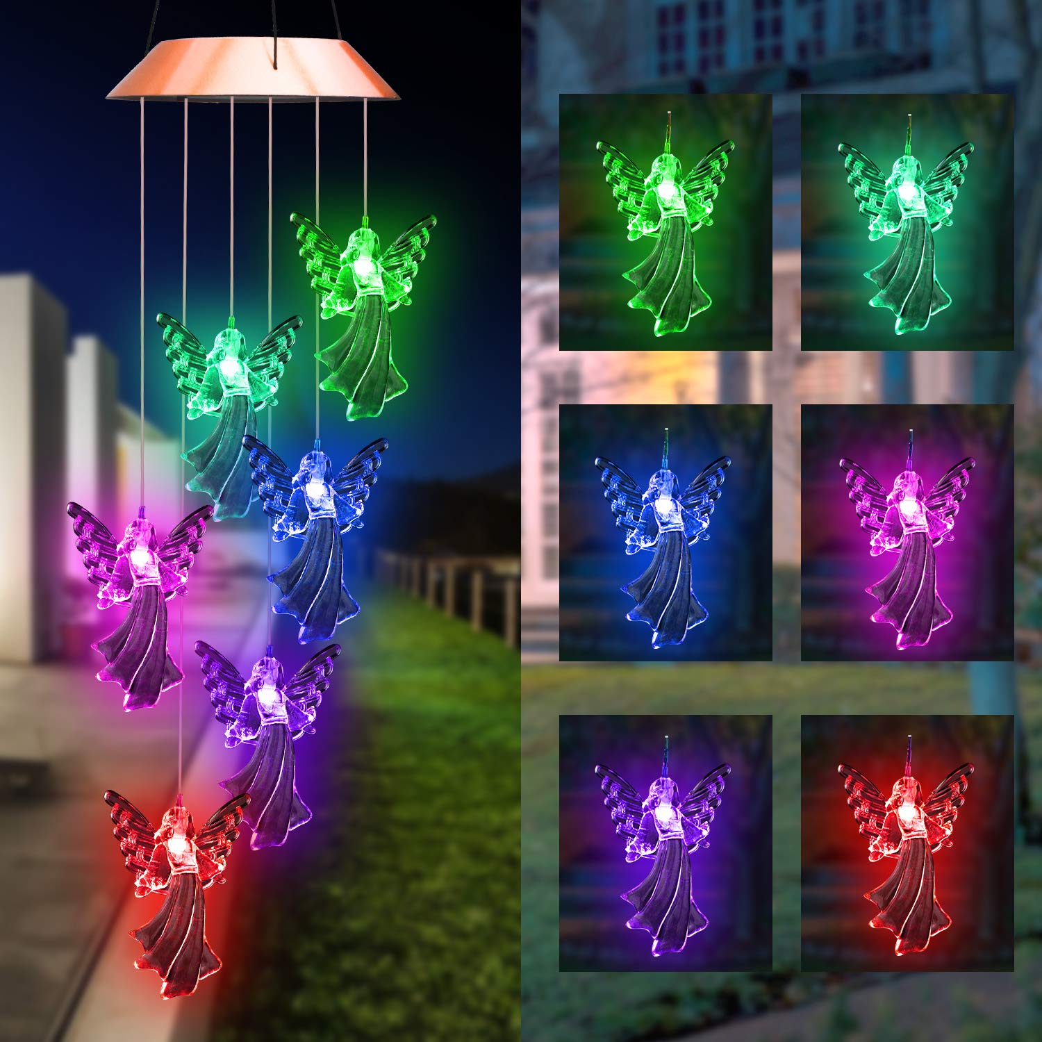 Solar Guardian Angel Wind Chimes | Lighting | LED | Premium Lighting Solution
