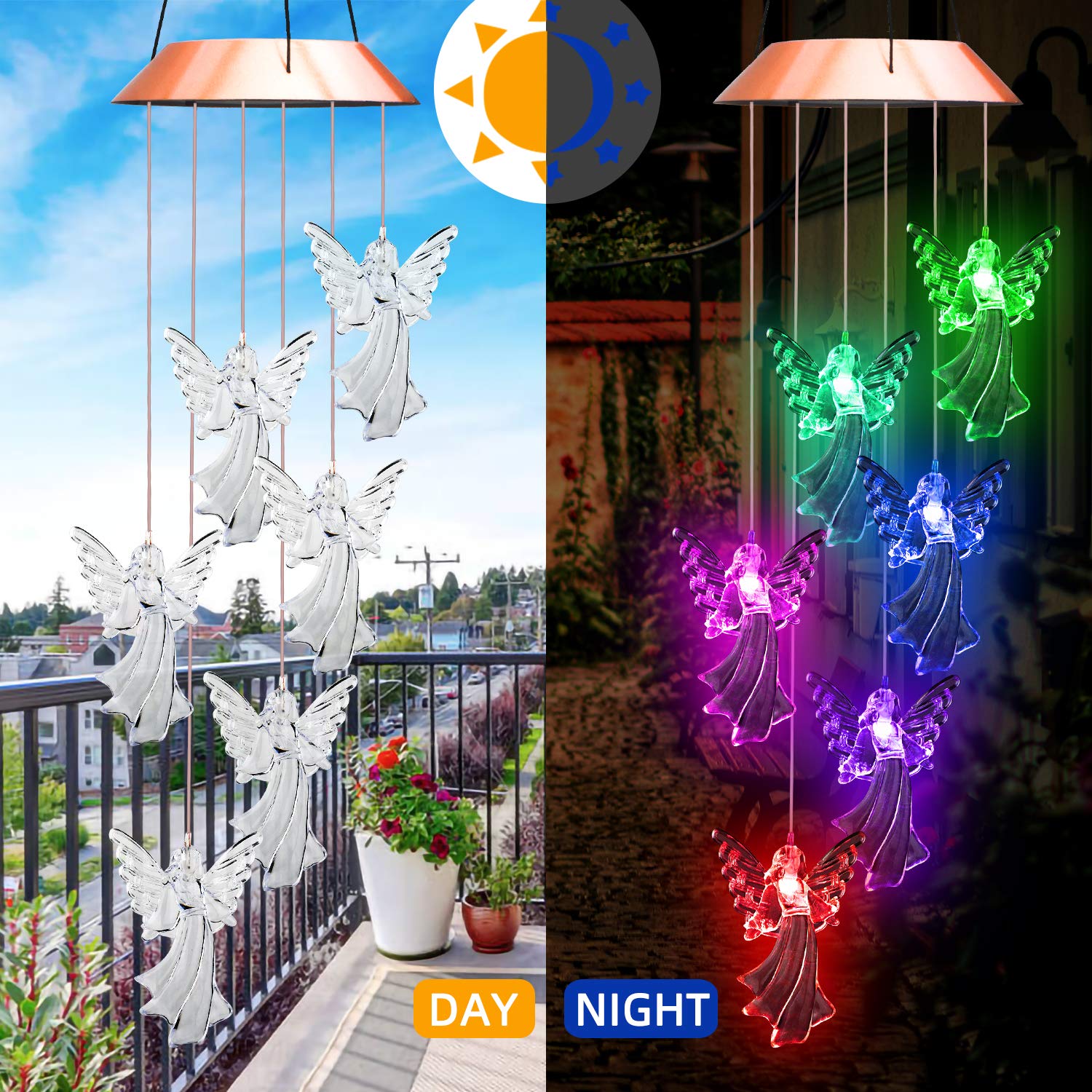 Solar Guardian Angel Wind Chimes | Lighting | LED | Premium Lighting Solution
