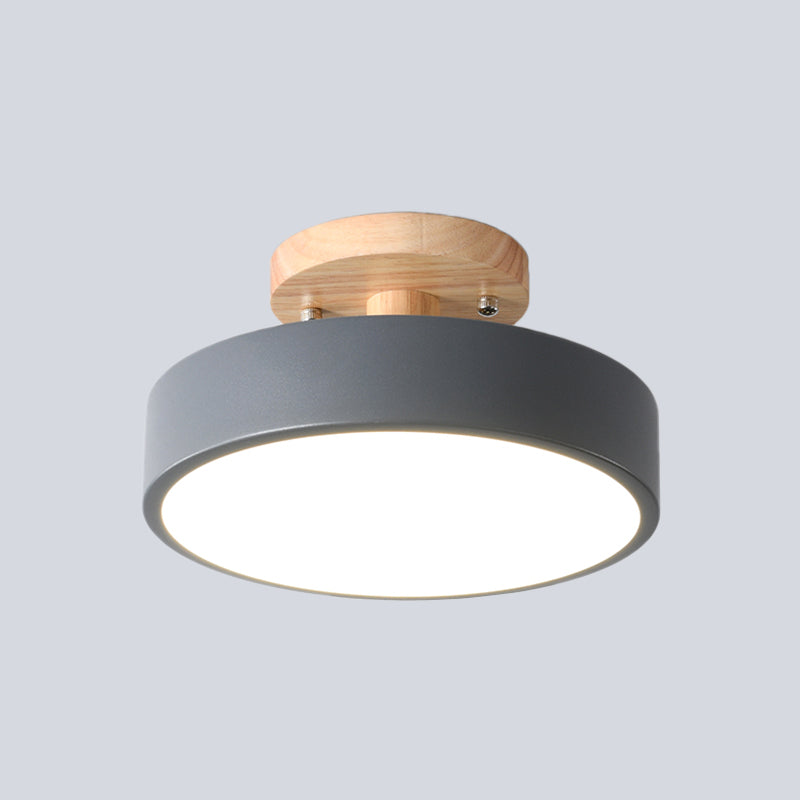 Scandinavian Drum Ceiling Lamp | Lighting | LED | metal/wood | 39 watts | Premium Lighting Solution