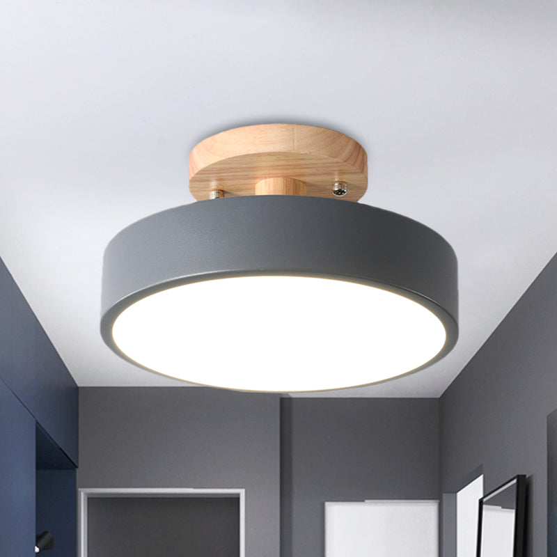 Scandinavian Drum Ceiling Lamp | Lighting | LED | metal/wood | 39 watts | Premium Lighting Solution