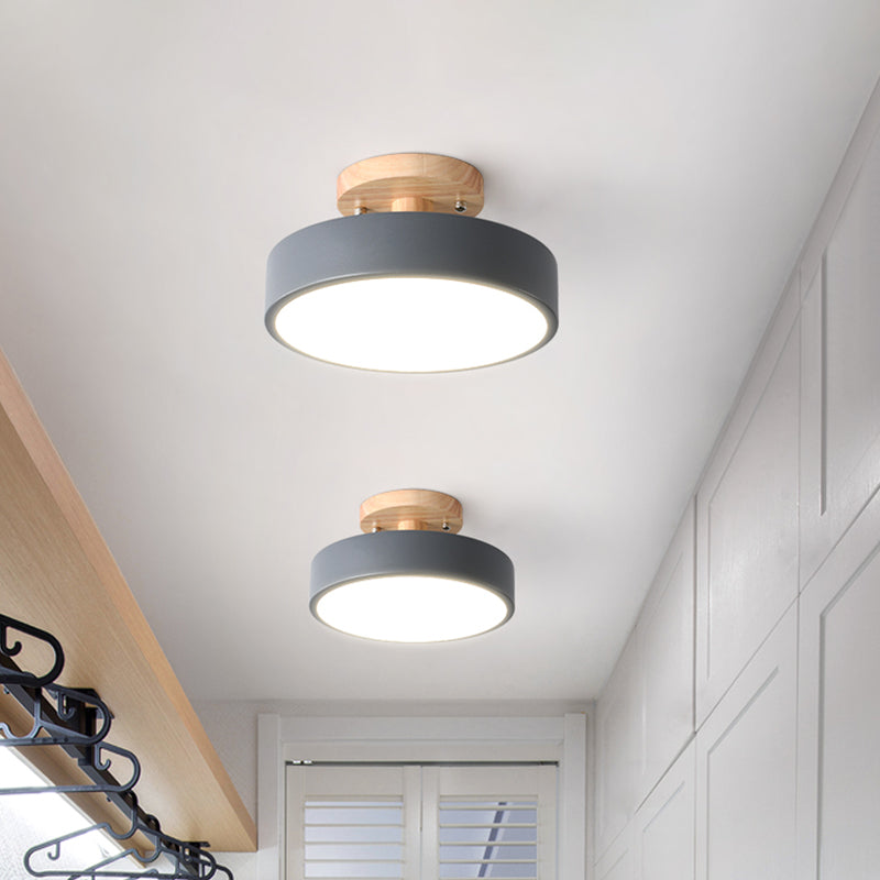 Scandinavian Drum Ceiling Lamp | Lighting | LED | metal/wood | 39 watts | Premium Lighting Solution