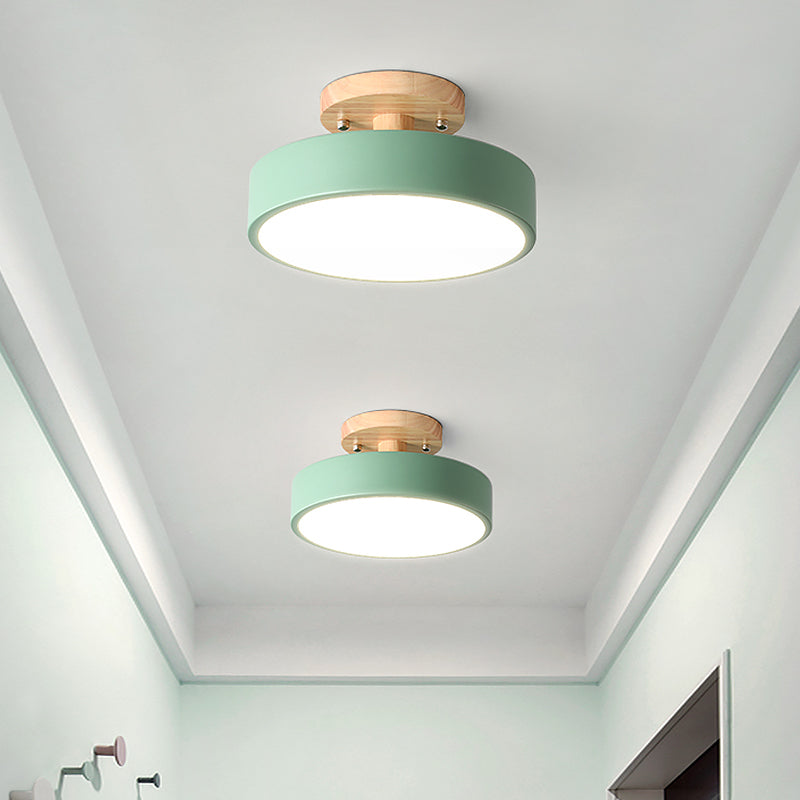 Scandinavian Drum Ceiling Lamp | Lighting | LED | metal/wood | 39 watts | Premium Lighting Solution