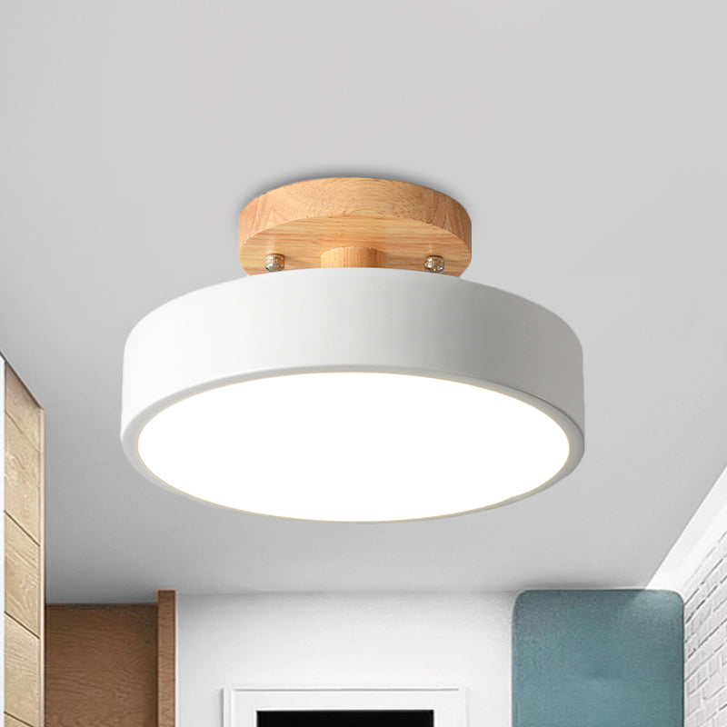 Scandinavian Drum Ceiling Lamp | Lighting | LED | metal/wood | 39 watts | Premium Lighting Solution