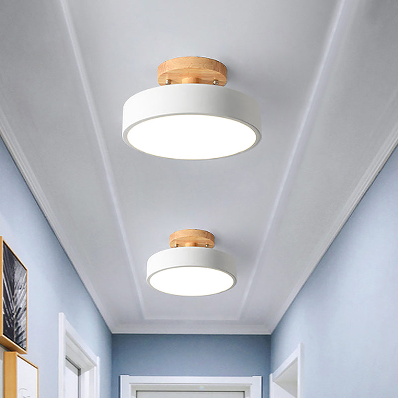 Scandinavian Drum Ceiling Lamp | Lighting | LED | metal/wood | 39 watts | Premium Lighting Solution