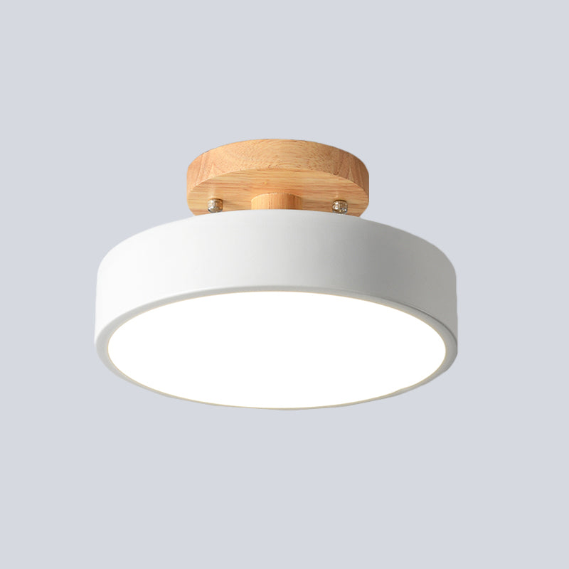 Scandinavian Drum Ceiling Lamp | Lighting | LED | metal/wood | 39 watts | Premium Lighting Solution