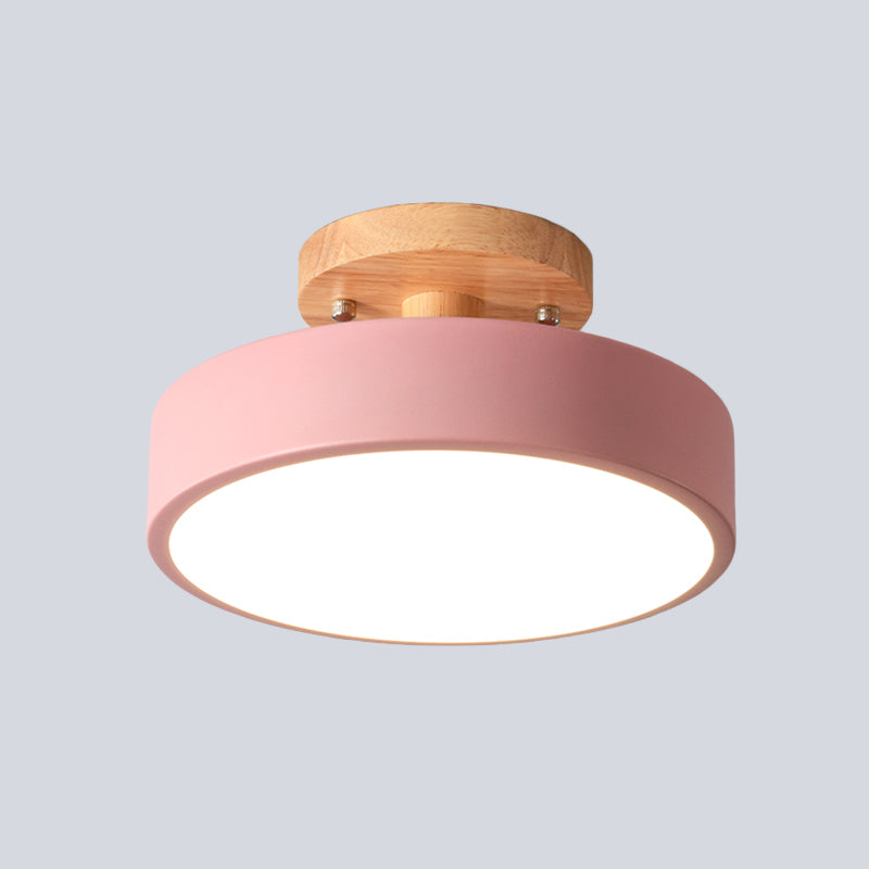 Scandinavian Drum Ceiling Lamp | Lighting | LED | metal/wood | 39 watts | Premium Lighting Solution