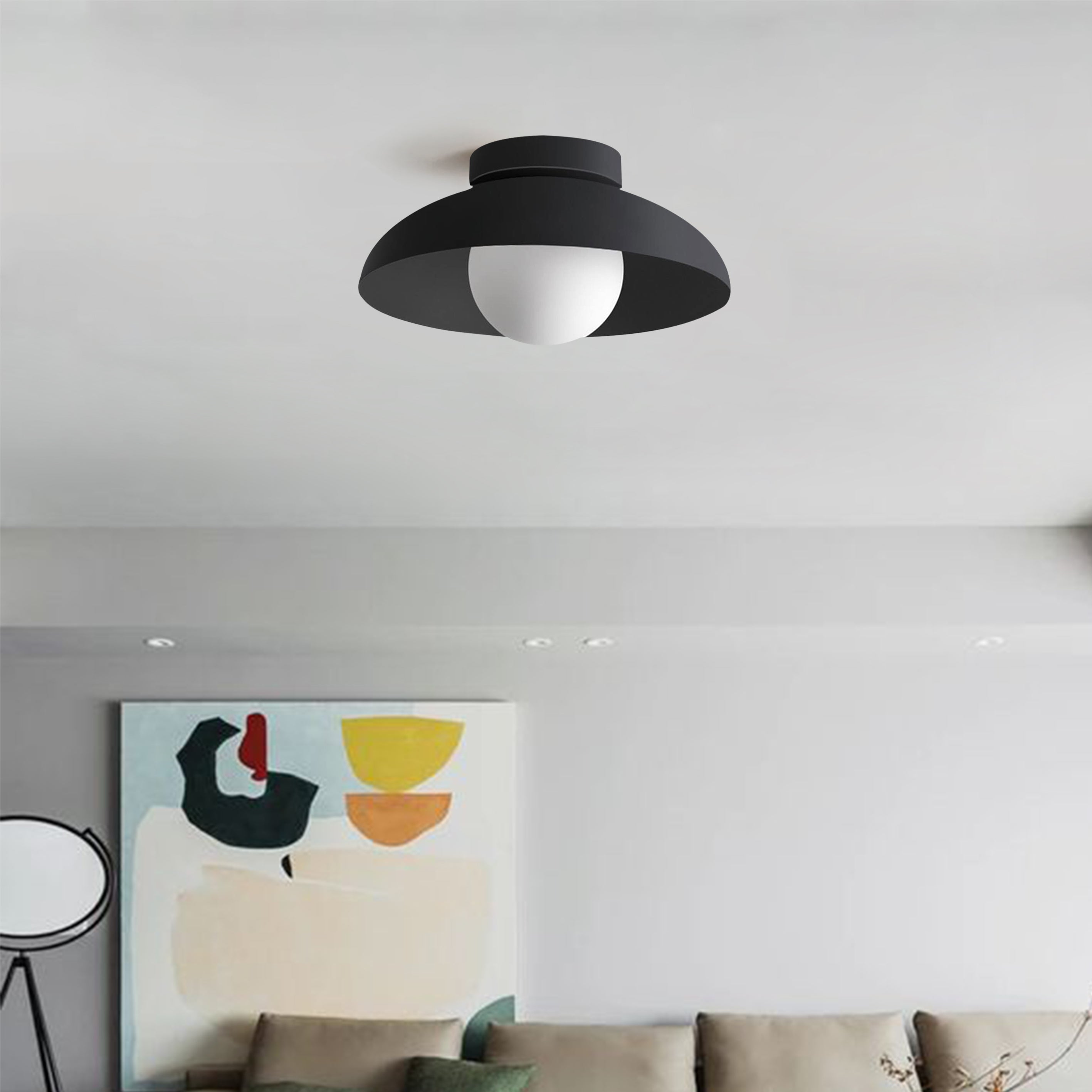 Modern Metal Semi-Flush Ceiling Lamp | Lighting | LED | metal | 110V-120V | Premium Lighting Solution