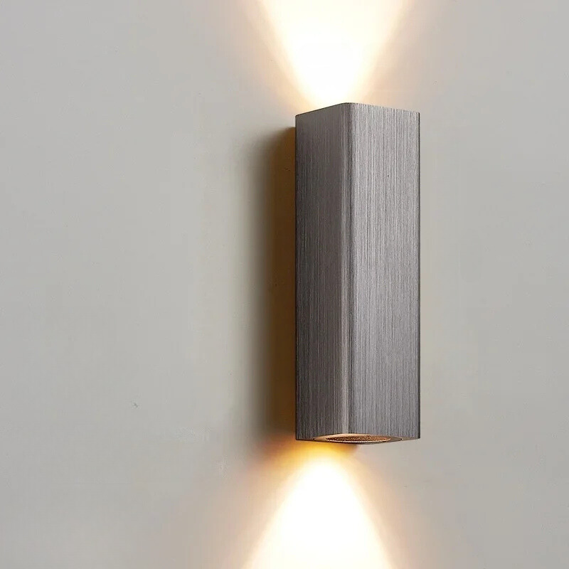 GlowLuxe Modern Wall Lamp Bedroom | Wall Lamp | Led | Aluminum/Acrylic | 85-265V | Elegant Wall Illumination