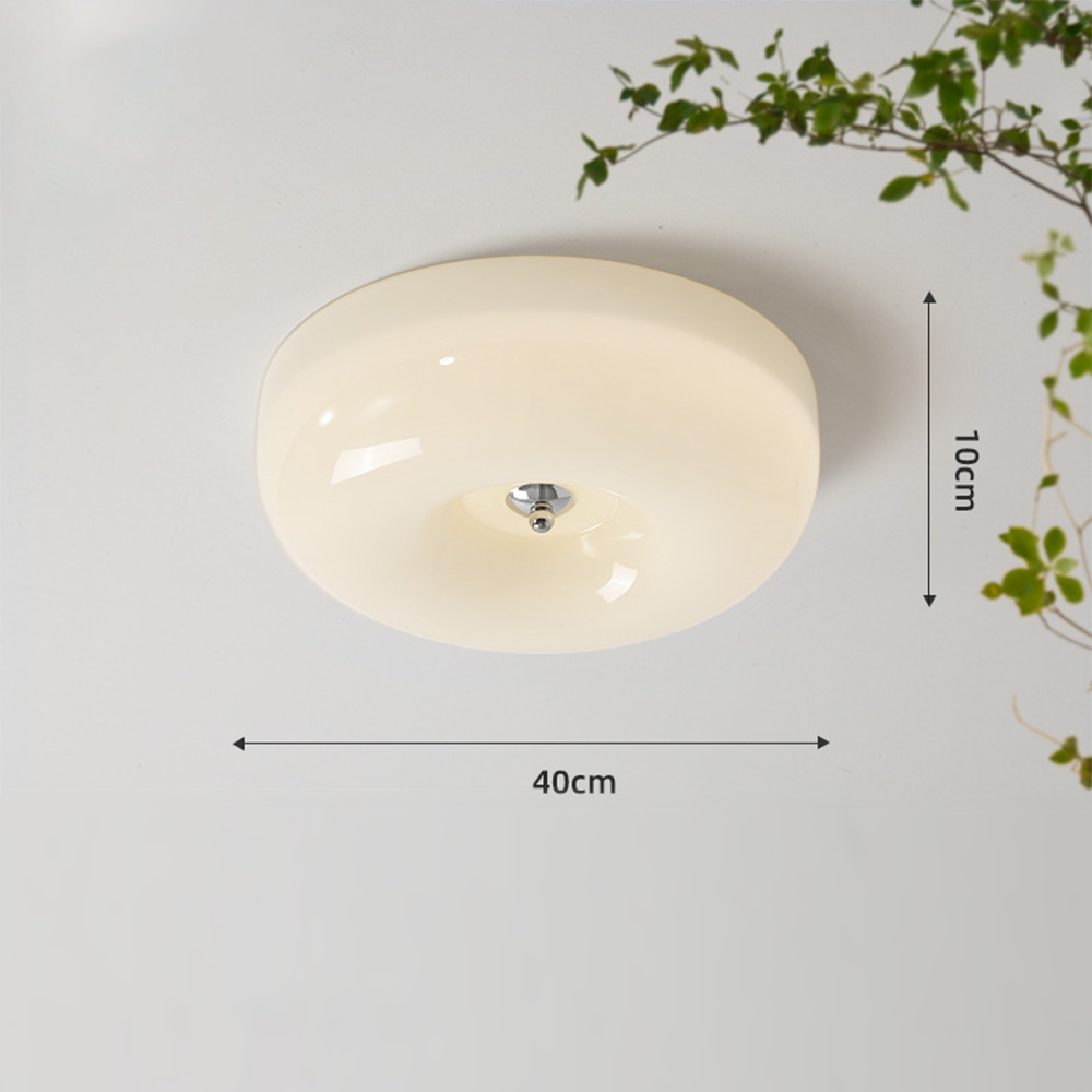 Simple Round Ceiling Lamp Bedroom | Lighting | LED | glass/metal | 110-120V | Premium Lighting Solution