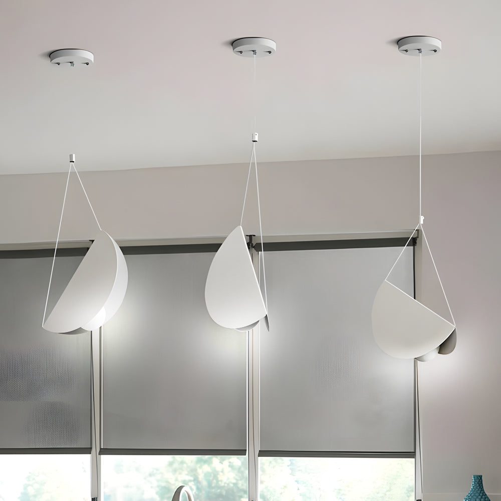 1/3/6-Light Minimalist Line White Glider | Lighting | LED | glass/iron/metal | 110V | Premium Lighting Solution