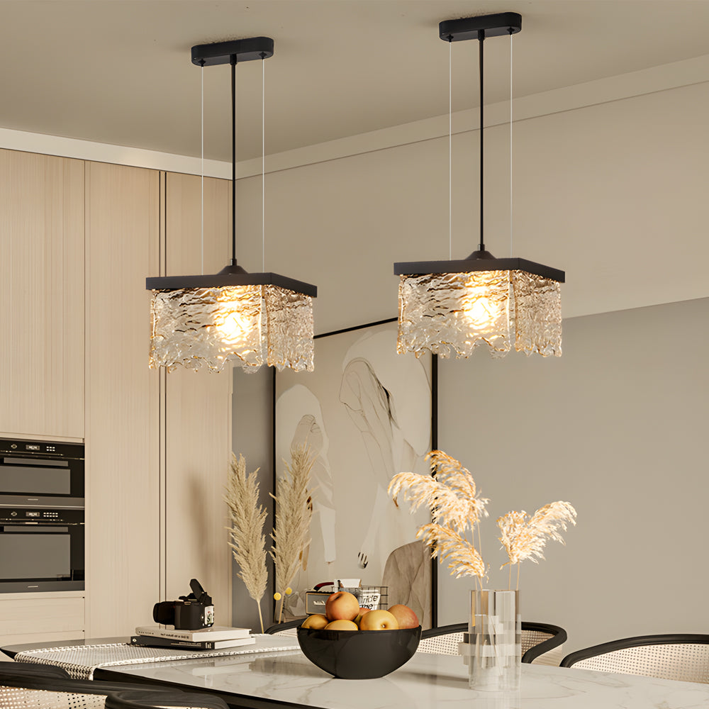 Light Glass 3-Step Dimmable Chandelier | Ceiling Light | glass | 110V | Modern Ceiling Lighting