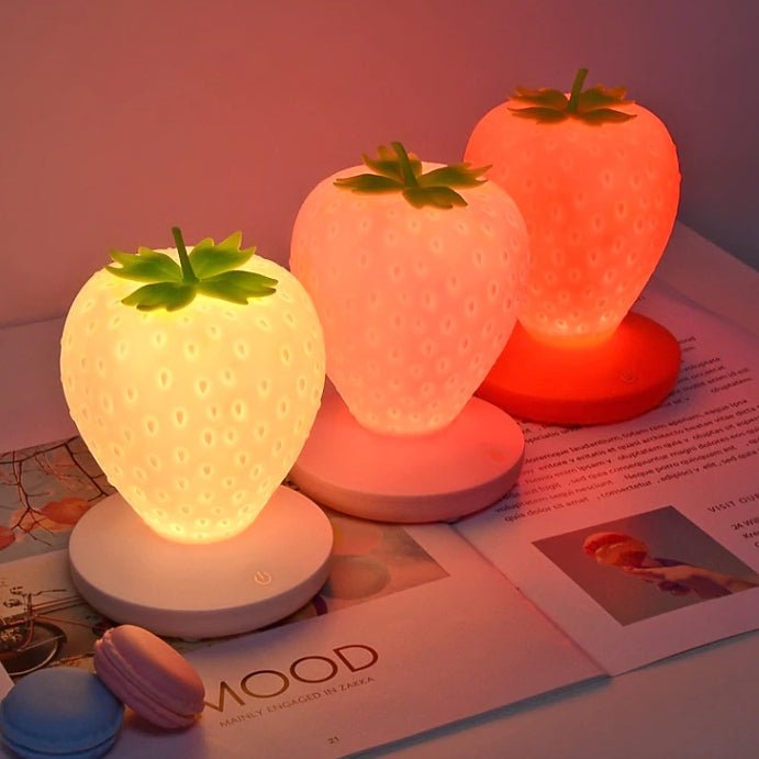 FragoliaLux Strawberry Bedside Lamp, Atmospheric | Lighting | LED | plastic | Premium Lighting Solution
