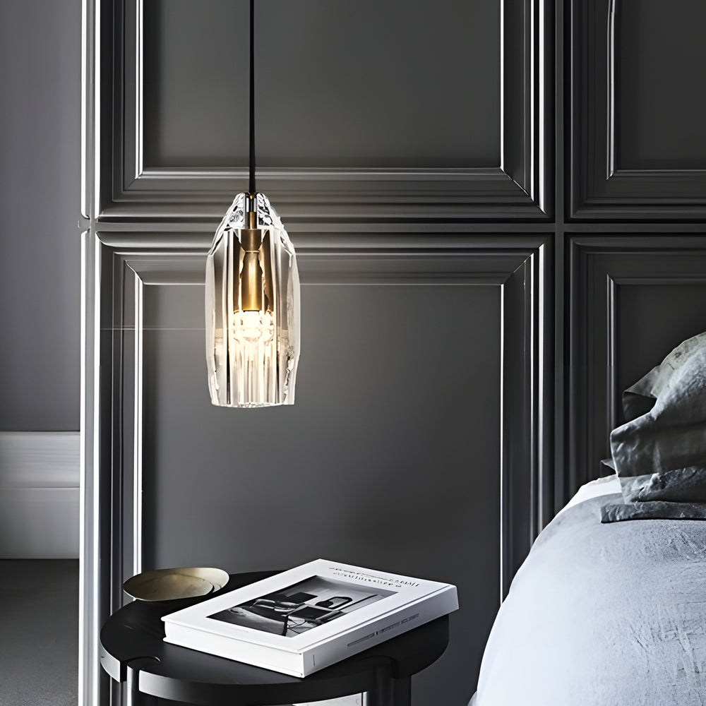 Geometric Hanging Lamp Crystal | Lighting | LED | brass | 12W | 110V | Premium Lighting Solution
