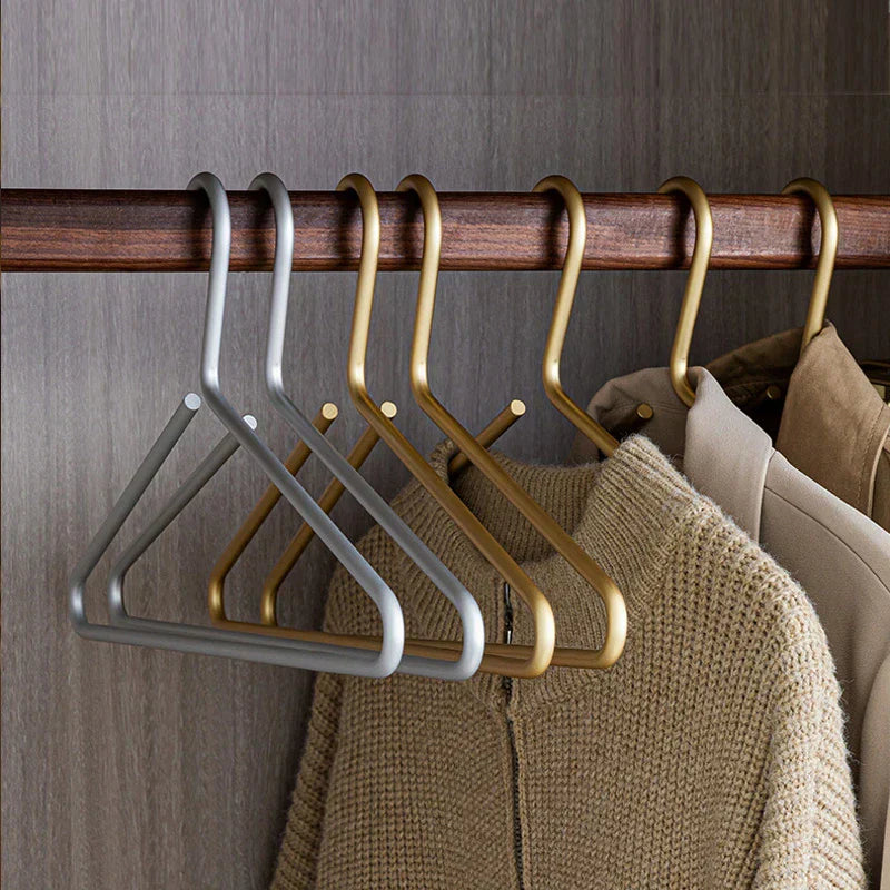 GlamHangs Set of Gold/Silver Clothes Hangers Seamless | Appliance | Metal | Functional Home Appliance