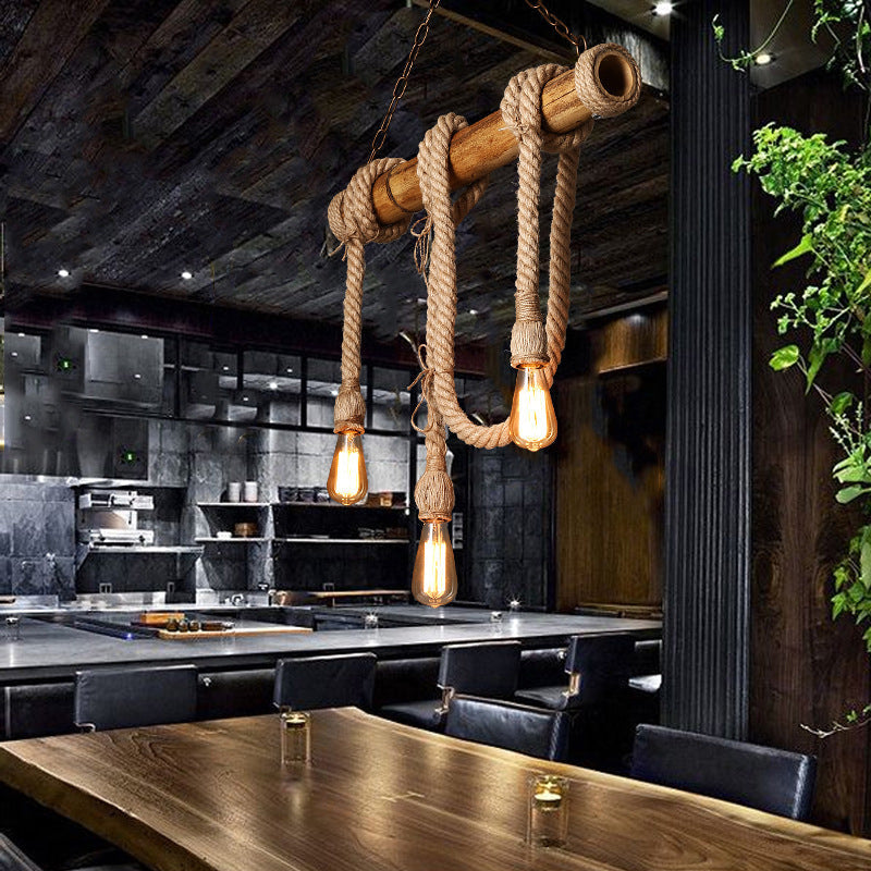 IndustrialBamboo Adjustable Ceiling Lamp | Lighting | LED | bamboo | Premium Lighting Solution